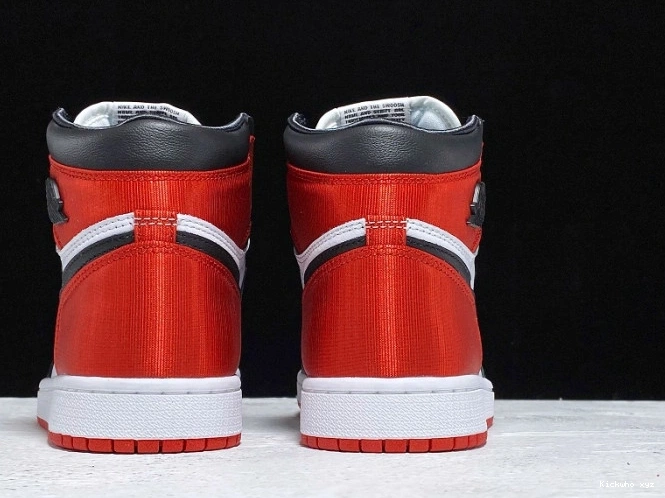 Satin CD0461-016 High 1 Retro Jordan Toe Black Air 0812